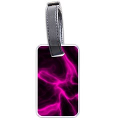 Cosmic Energy Pink Luggage Tags (one Side) 