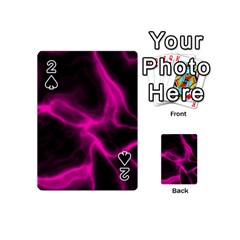 Cosmic Energy Pink Playing Cards 54 (mini)  by ImpressiveMoments