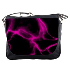 Cosmic Energy Pink Messenger Bags