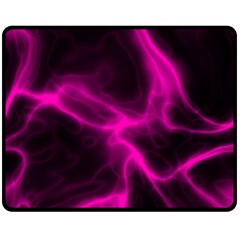 Cosmic Energy Pink Double Sided Fleece Blanket (medium) 