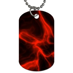 Cosmic Energy Red Dog Tag (two Sides)