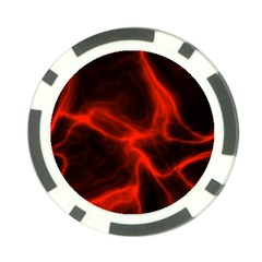 Cosmic Energy Red Poker Chip Card Guards (10 Pack) 