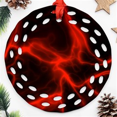 Cosmic Energy Red Ornament (round Filigree) 