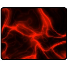 Cosmic Energy Red Double Sided Fleece Blanket (medium) 