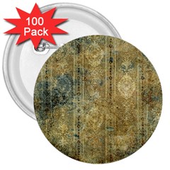 Beautiful  Decorative Vintage Design 3  Buttons (100 Pack) 