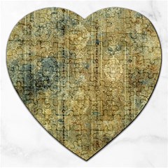 Beautiful  Decorative Vintage Design Jigsaw Puzzle (heart)