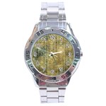 Beautiful  Decorative Vintage Design Stainless Steel Men s Watch Front