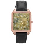 Beautiful  Decorative Vintage Design Rose Gold Watches Front