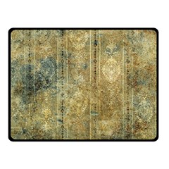 Beautiful  Decorative Vintage Design Double Sided Fleece Blanket (small) 