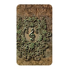 Elegant Clef With Floral Elements On A Background With Damasks Memory Card Reader