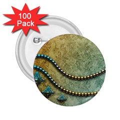 Elegant Vintage With Pearl Necklace 2 25  Buttons (100 Pack) 