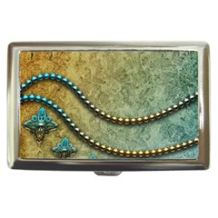 Elegant Vintage With Pearl Necklace Cigarette Money Cases