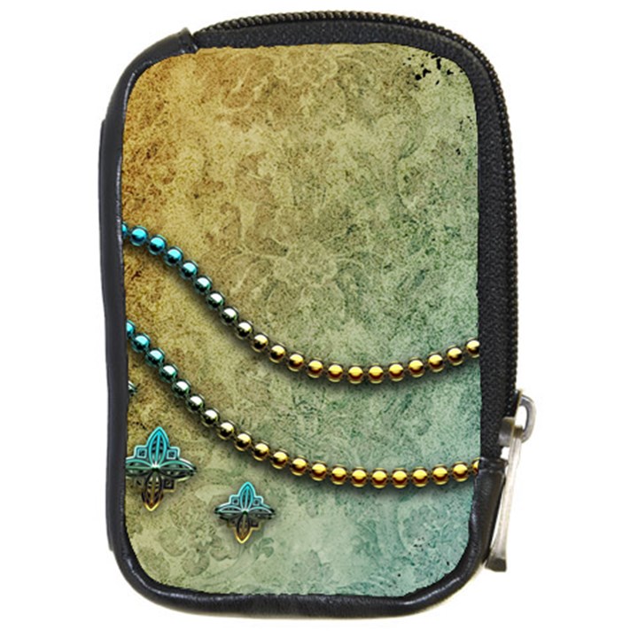 Elegant Vintage With Pearl Necklace Compact Camera Cases