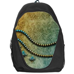 Elegant Vintage With Pearl Necklace Backpack Bag by FantasyWorld7