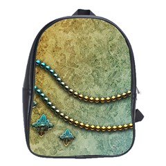 Elegant Vintage With Pearl Necklace School Bags (xl) 