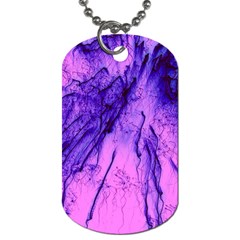 Special Fireworks Pink,blue Dog Tag (one Side) by ImpressiveMoments