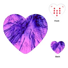 Special Fireworks Pink,blue Playing Cards (heart) 