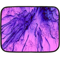 Special Fireworks Pink,blue Fleece Blanket (mini)