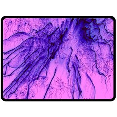 Special Fireworks Pink,blue Fleece Blanket (large) 