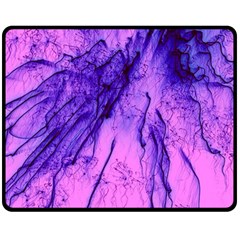 Special Fireworks Pink,blue Fleece Blanket (medium) 