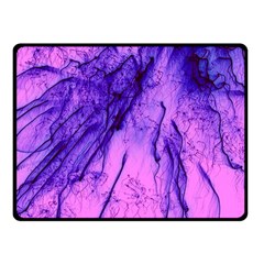 Special Fireworks Pink,blue Fleece Blanket (small)