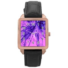 Special Fireworks Pink,blue Rose Gold Watches