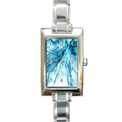 Special Fireworks, Aqua Rectangle Italian Charm Watches by ImpressiveMoments