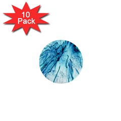 Special Fireworks, Aqua 1  Mini Buttons (10 Pack) 