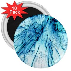 Special Fireworks, Aqua 3  Magnets (10 Pack) 