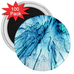 Special Fireworks, Aqua 3  Magnets (100 Pack)