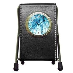 Special Fireworks, Aqua Pen Holder Desk Clocks