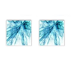 Special Fireworks, Aqua Cufflinks (square)