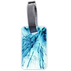 Special Fireworks, Aqua Luggage Tags (two Sides)