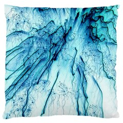 Special Fireworks, Aqua Large Cushion Cases (one Side) 