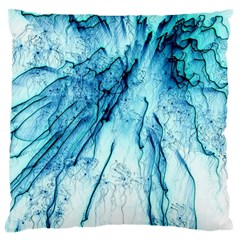 Special Fireworks, Aqua Standard Flano Cushion Cases (one Side) 