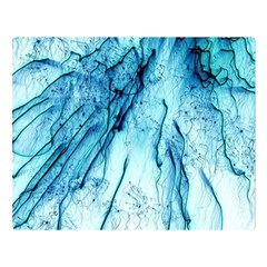 Special Fireworks, Aqua Double Sided Flano Blanket (large) 