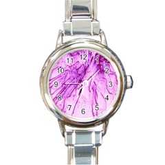 Special Fireworks, Pink Round Italian Charm Watches by ImpressiveMoments