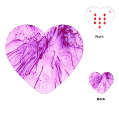 Special Fireworks, Pink Playing Cards (heart) 