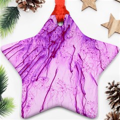 Special Fireworks, Pink Star Ornament (two Sides) 