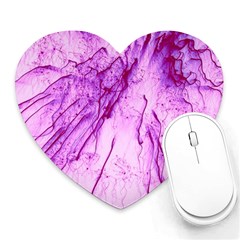 Special Fireworks, Pink Heart Mousepads by ImpressiveMoments