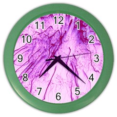 Special Fireworks, Pink Color Wall Clocks