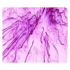 Special Fireworks, Pink Double Sided Flano Blanket (small) 