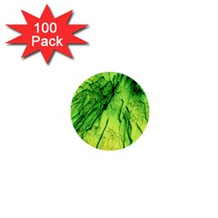 Special Fireworks, Green 1  Mini Buttons (100 Pack) 