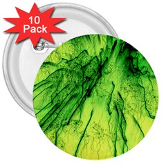 Special Fireworks, Green 3  Buttons (10 Pack) 