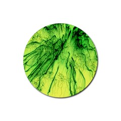 Special Fireworks, Green Rubber Coaster (round) 