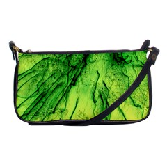 Special Fireworks, Green Shoulder Clutch Bags