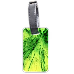 Special Fireworks, Green Luggage Tags (one Side) 