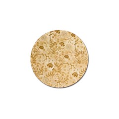 Flower Pattern In Soft  Colors Golf Ball Marker (4 Pack)