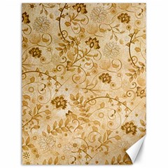 Flower Pattern In Soft  Colors Canvas 12  X 16  