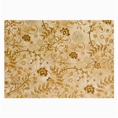 Flower Pattern In Soft  Colors Large Glasses Cloth